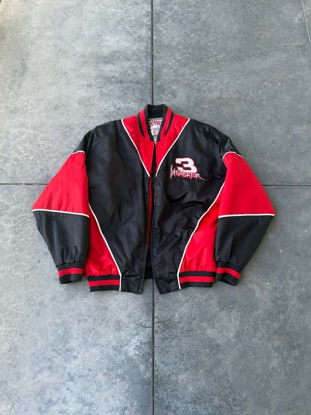 Vintage Dale Earnhardt #3 Intimidator NASCAR Racing Jacket Nutmeg M